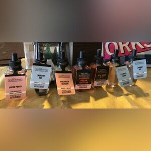 Bath and Body Works Home Fragrance Refills (7x) with decorative wall plugins